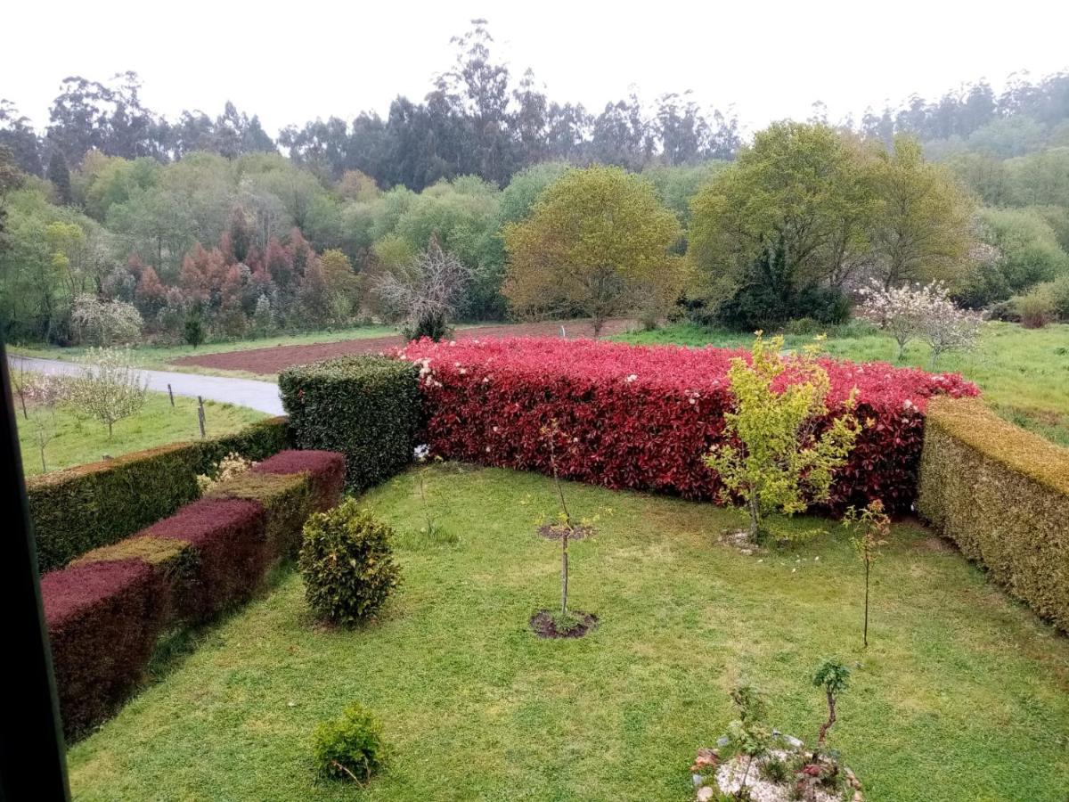 Casa O Castelo En Touro Villa Exteriör bild